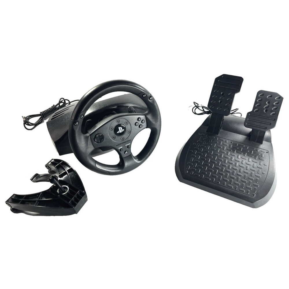 T-80 Thrustmaster Racing Wheel with Pedals PlayStation 3 and 4 Tested
